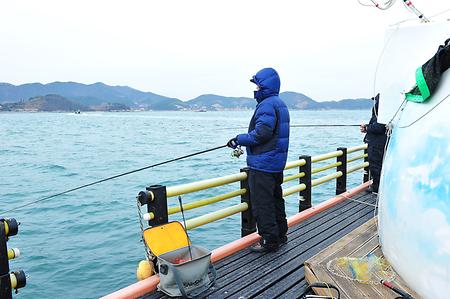 바지선 낚시체험