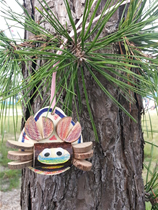 목공예(꽃게목걸이)