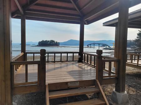 방갈로에서 본 소개섬