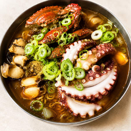 제철해물라면 만들기